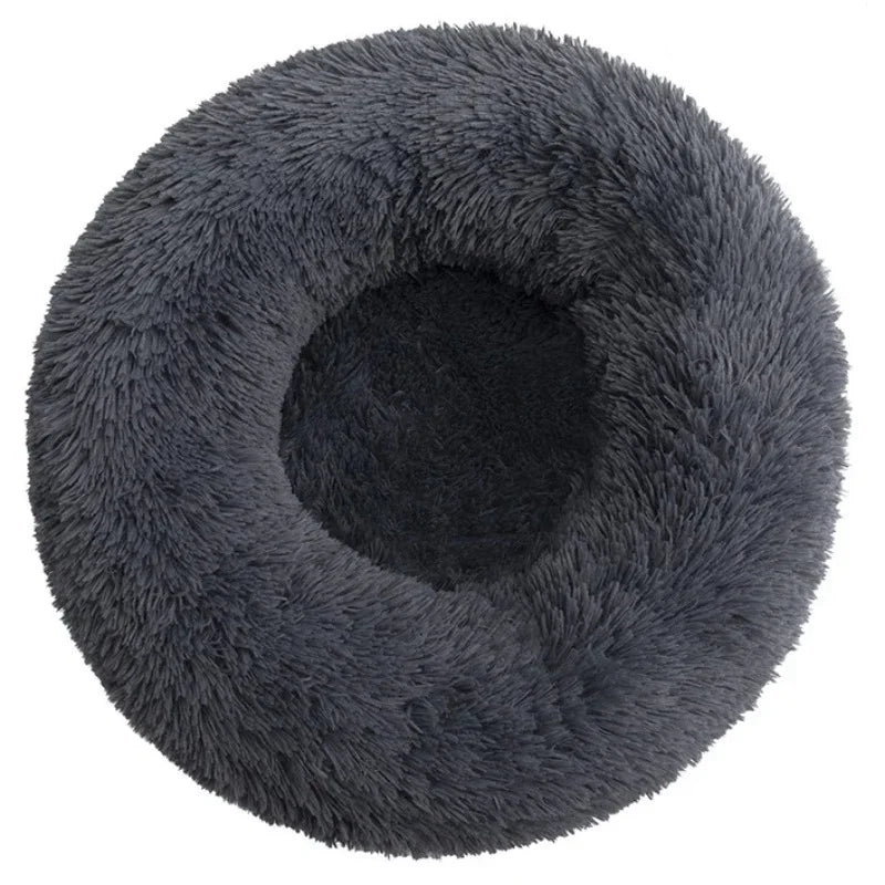 🛏️ Cama Redonda Suave para Perros (6 tamaños)
