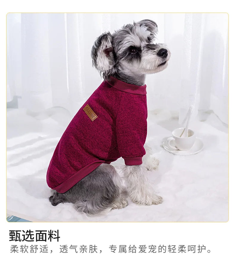 🧶 Suéter Tejido Cuello Redondo para Perros y Gatos
