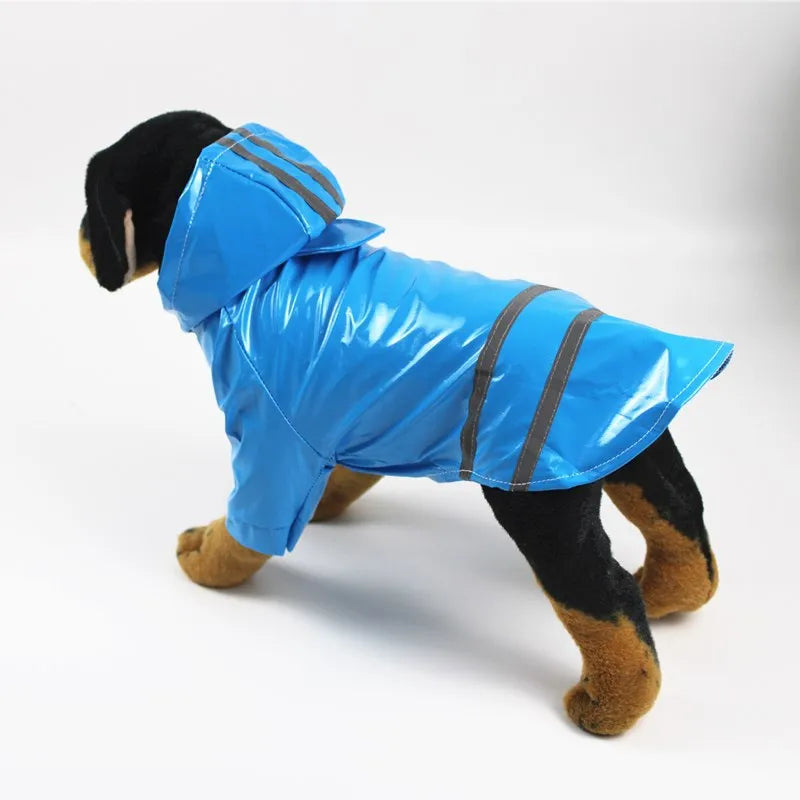 ☔ Impermeable con Capucha Reflejante para Perros