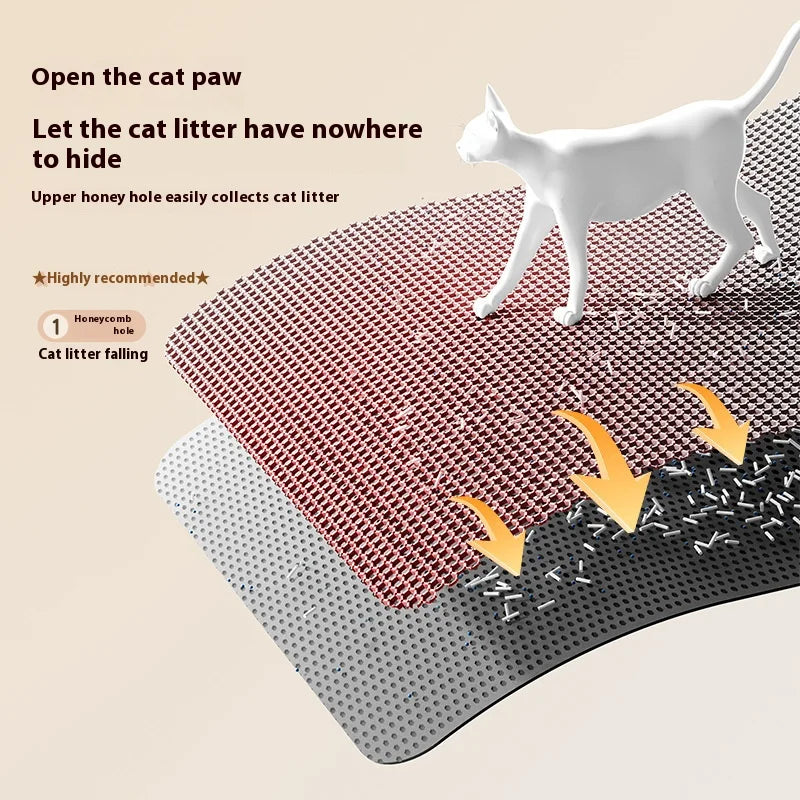 🐾 Tapete Atrapa Arena Impermeable para Gatos