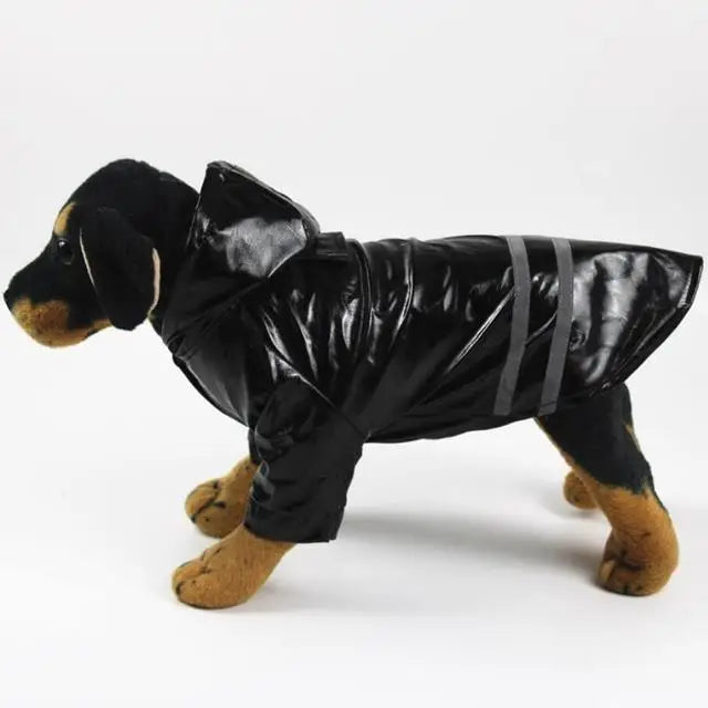 ☔ Impermeable con Capucha Reflejante para Perros