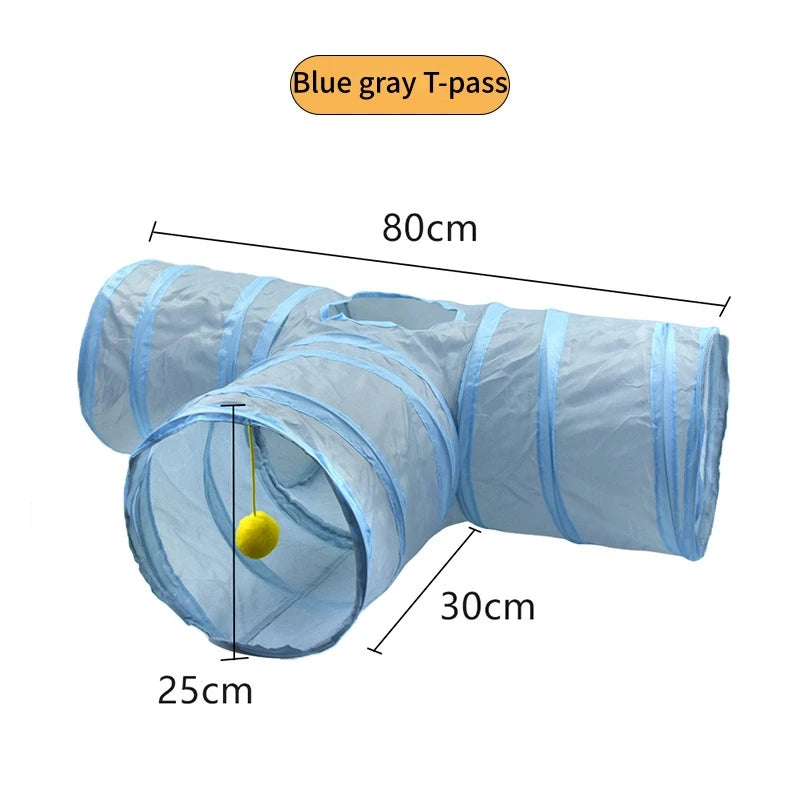 🌀 Túnel Plegable en S para Gatos