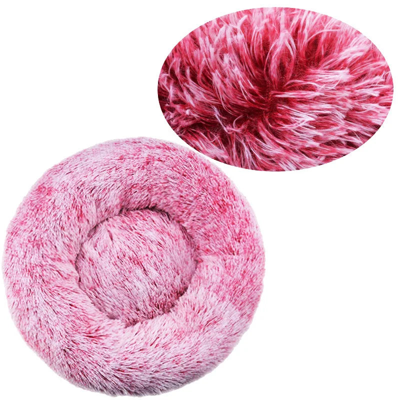 🛏️ Cama Redonda Suave para Perros (6 tamaños)