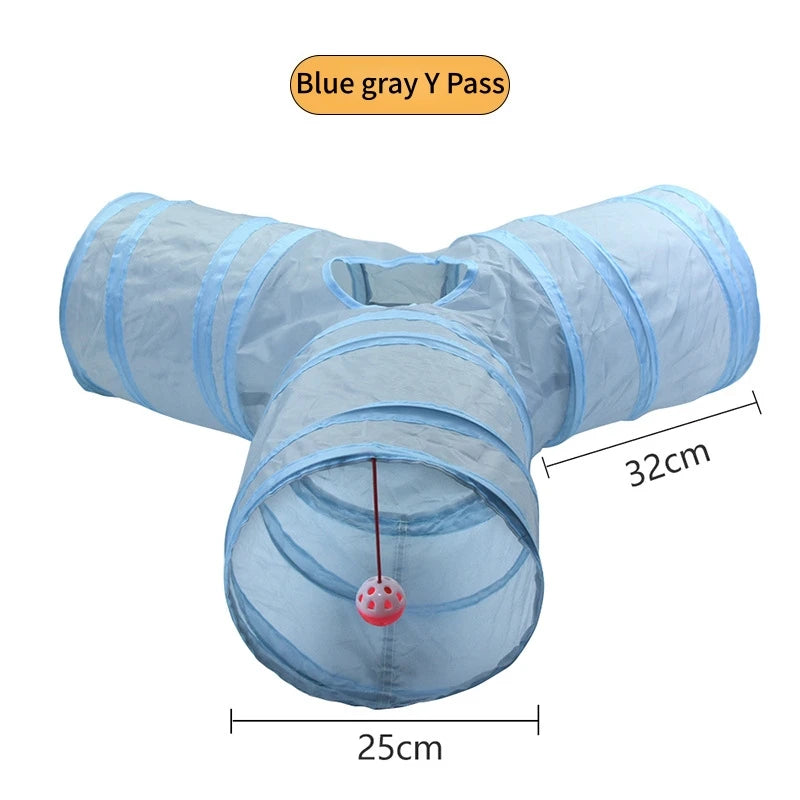 🌀 Túnel Plegable en S para Gatos