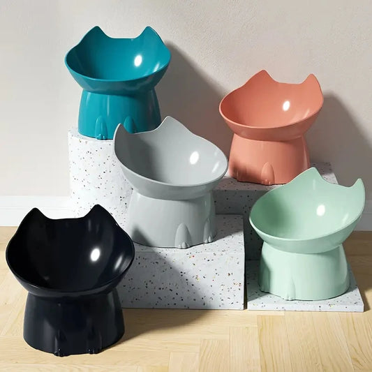 🥣 Plato Elevado Antivuelco para Gatos