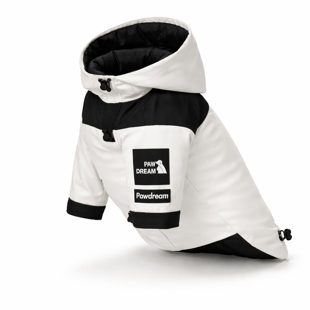 Chamarra Impermeable para Perro - Blanco