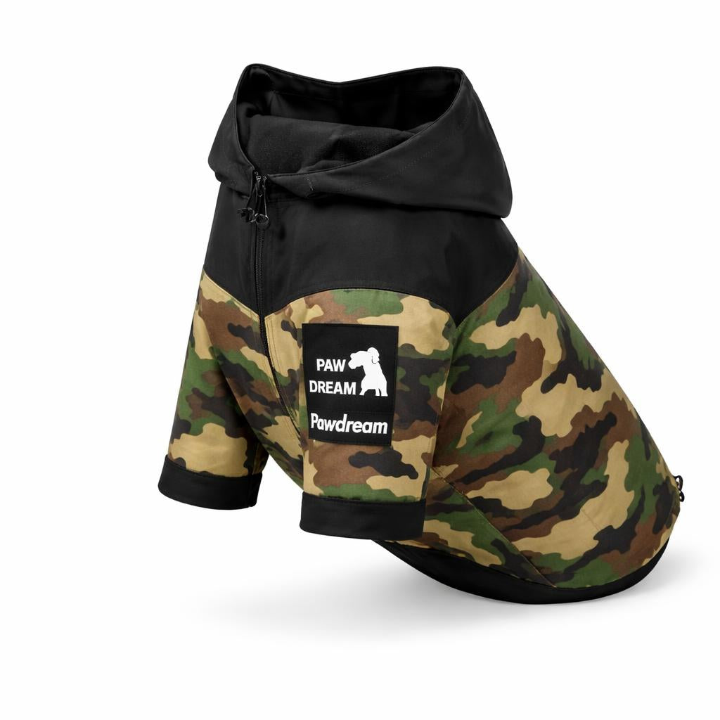Chamarra Impermeable para Perro - Camuflaje doble