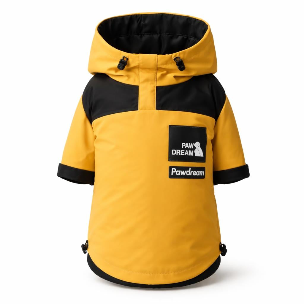 Chamarra Impermeable para Perro - Dorado