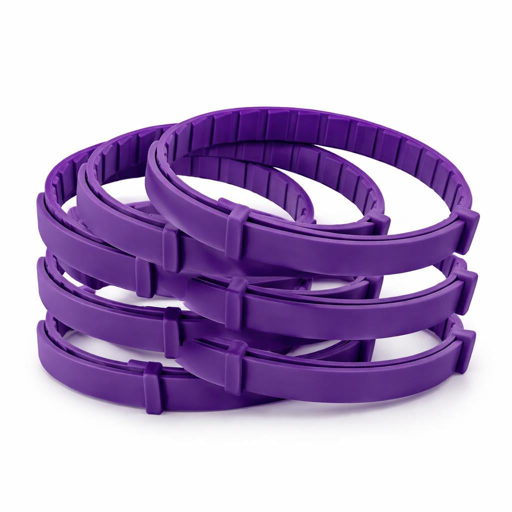 Collar Calmante para Gatos - Morado 8 piezas