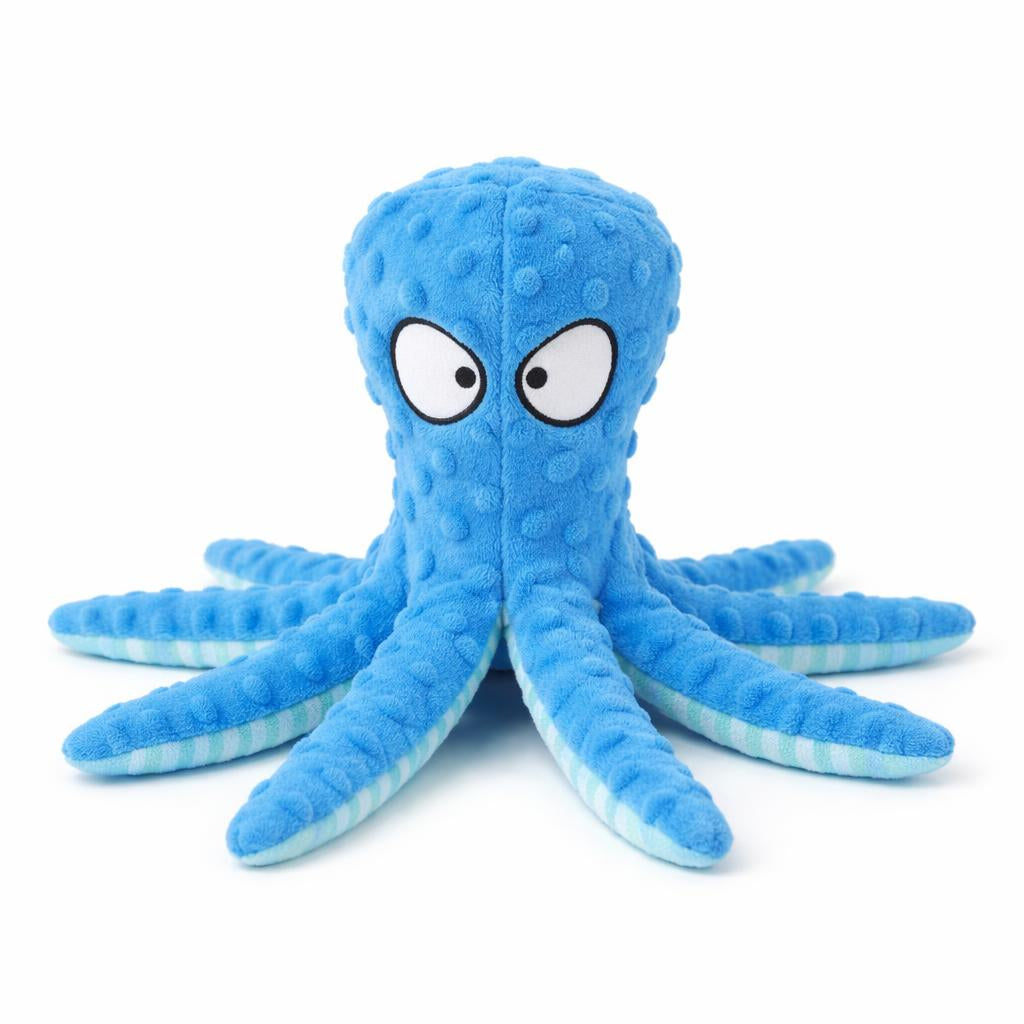 Pulpo de Peluche Chillón - Azul