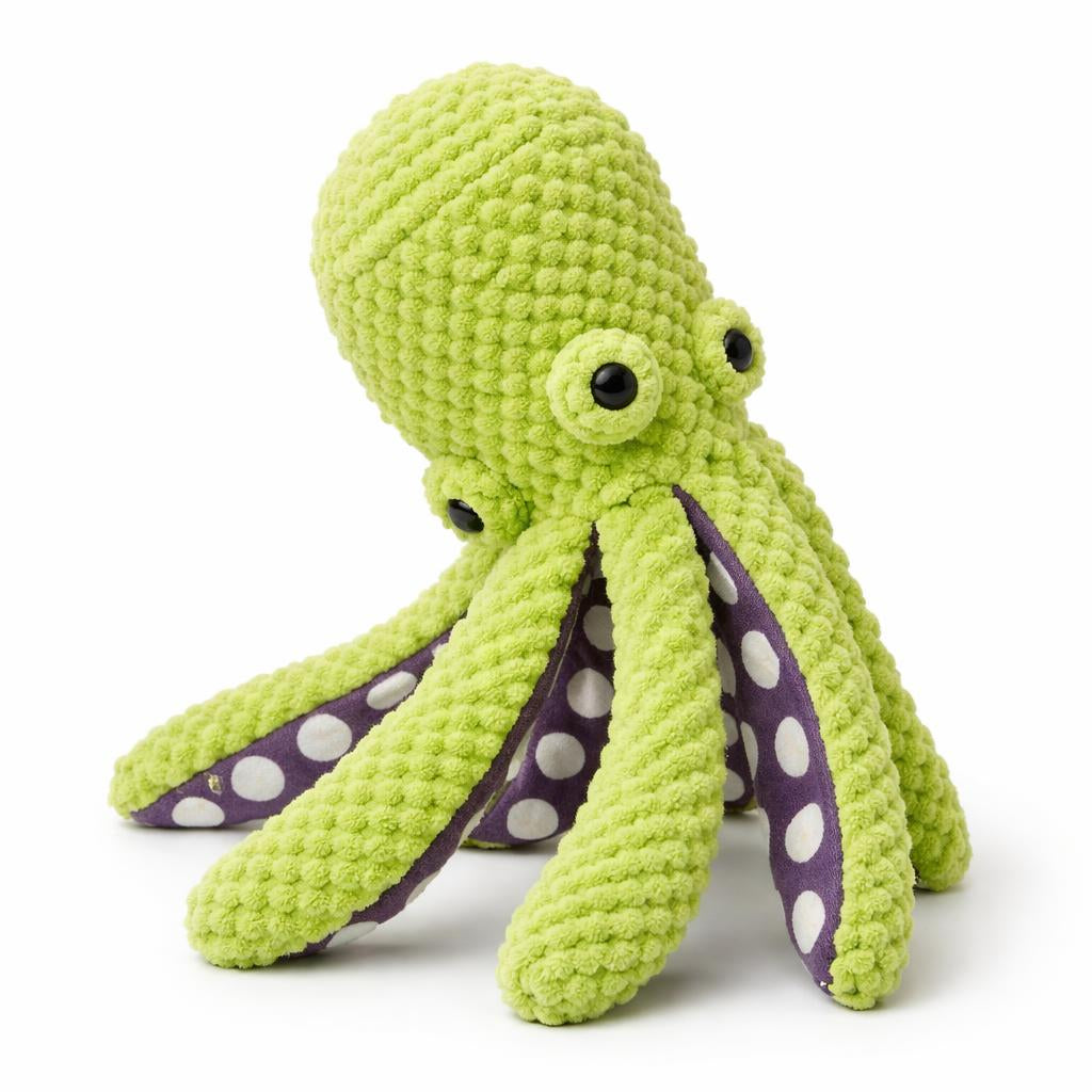 Pulpo Mordedor para Perro - Verde