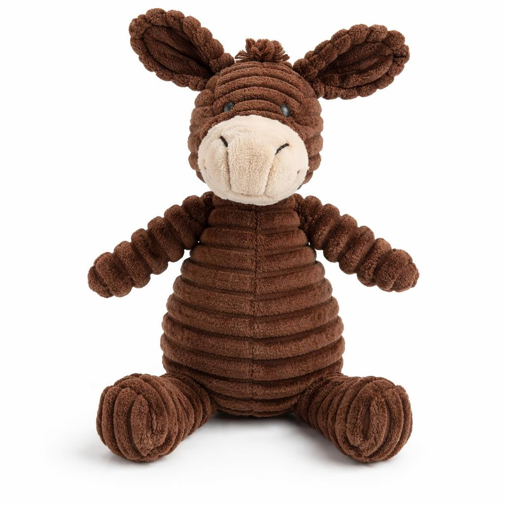 Mordedores de Pana Animalitos - Burro café
