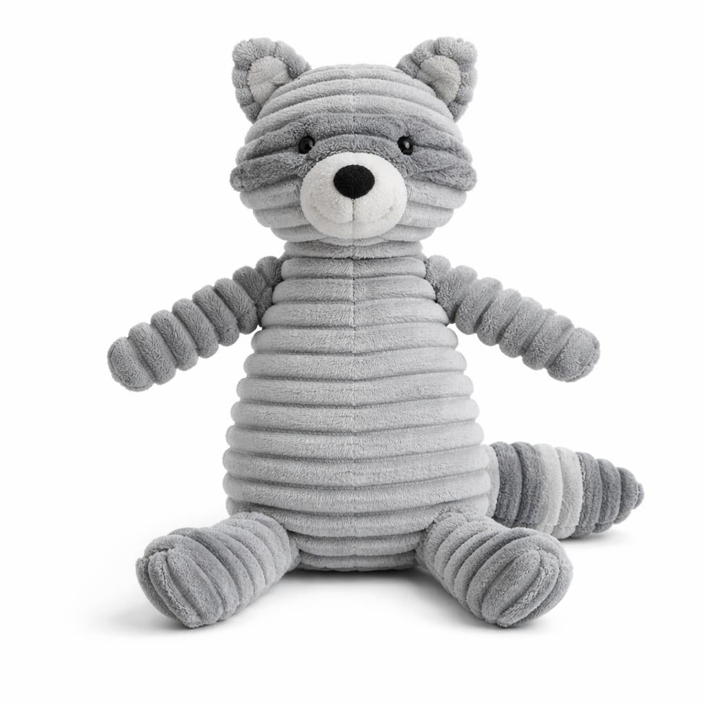 Mordedores de Pana Animalitos - Mapache gris