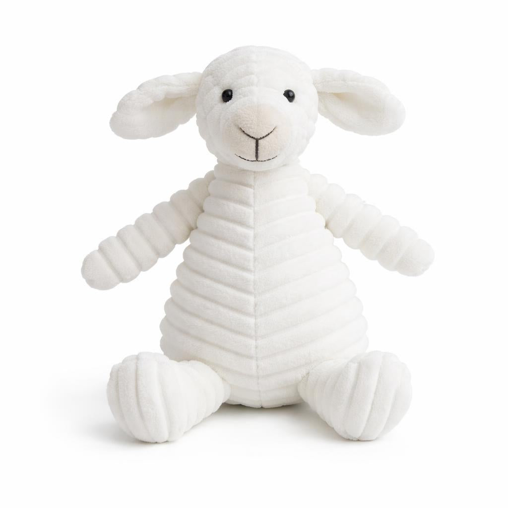 Mordedores de Pana Animalitos - Oveja blanca