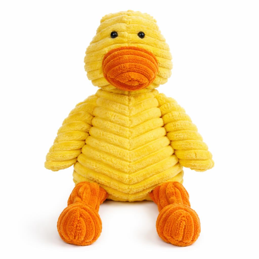 Mordedores de Pana Animalitos - Pato amarillo