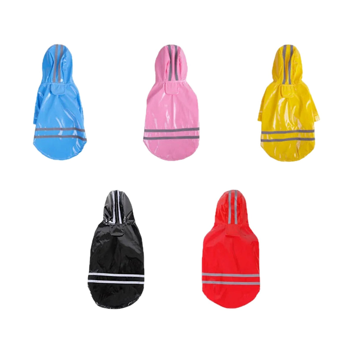 Impermeable con Capucha Reflejante para Perros