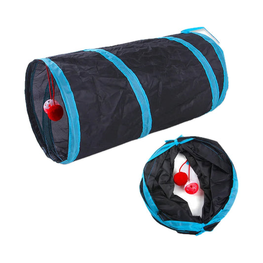 Túnel Plegable en S para Gatos