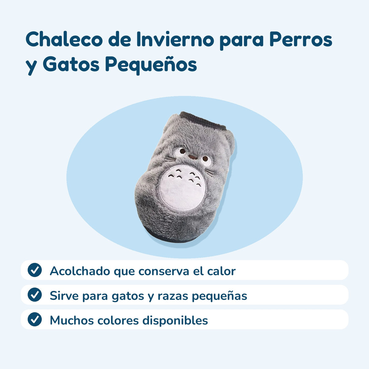 Beneficios: Chaleco de Invierno para Perros y Gatos Pequeños