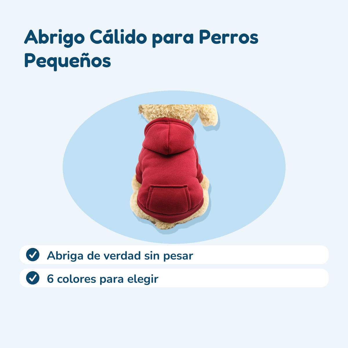 Beneficios: Abrigo Cálido para Perros Pequeños