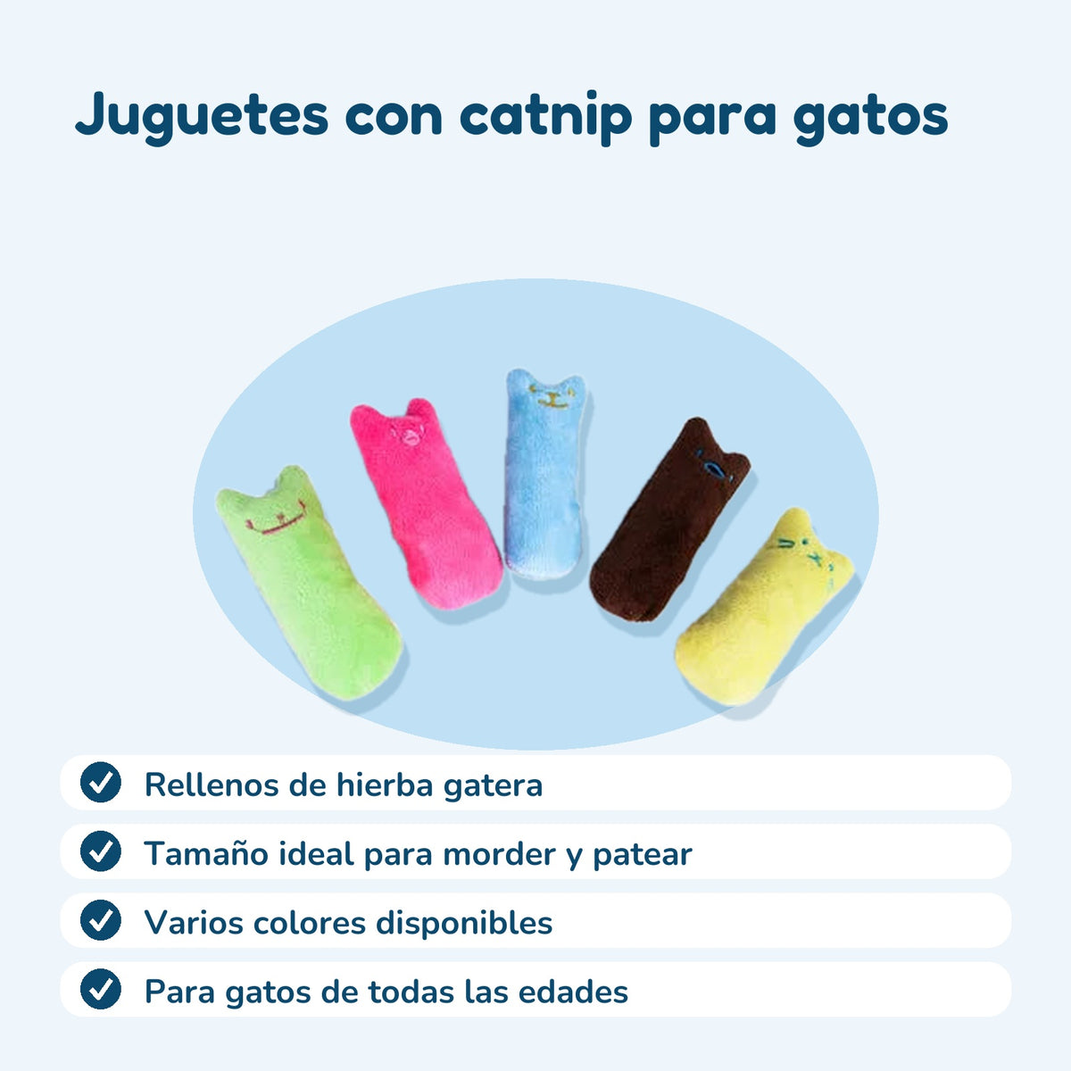 Beneficios de los juguetes con catnip